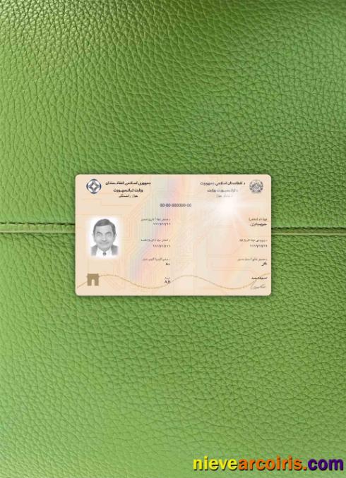 Afghanistan electronic driving license, 2019-pres photolook